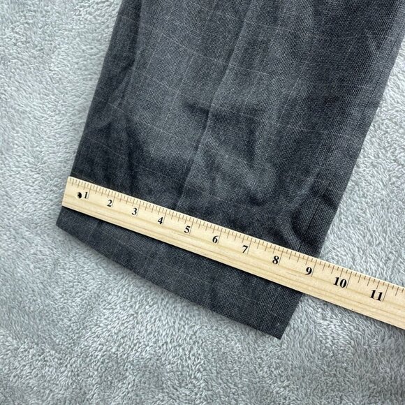 Banana Republic Mens Gray Dress Pants Size 38/32 Polyester & Viscose Blend 0959 - Picture 7 of 10